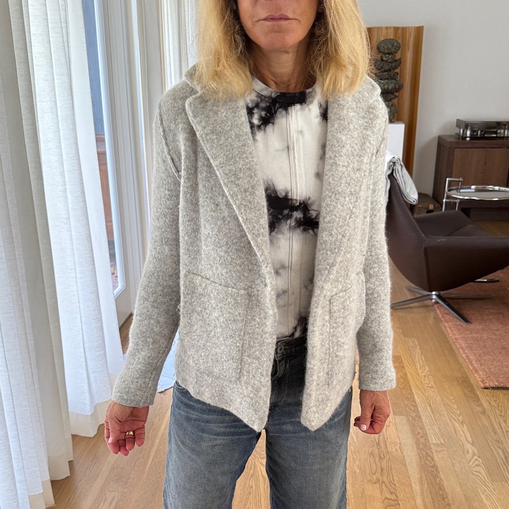 Vince Light Gray Women's Cardigan/jacket